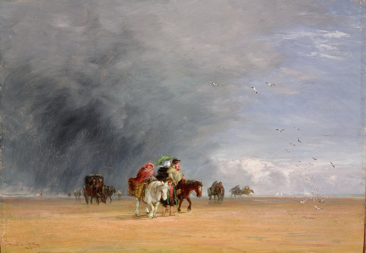 Attraversando le sabbie, 1848 da David Cox