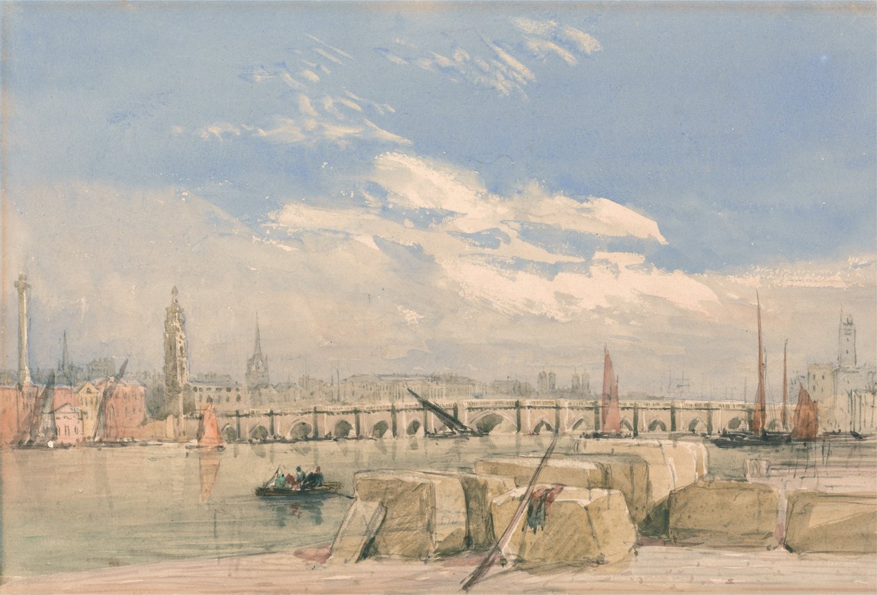 Ponte di Londra da David Cox