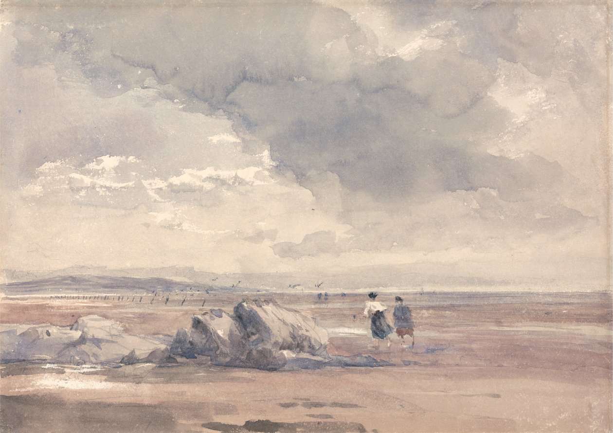 Sulle Sabbie di Lancaster, Bassa Marea da David Cox