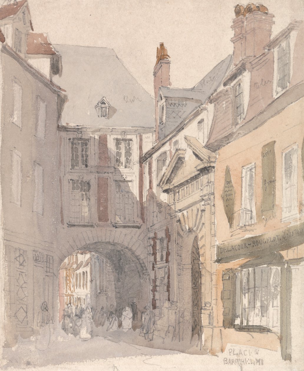 Place St. Barthélemy, Rouen da David Cox