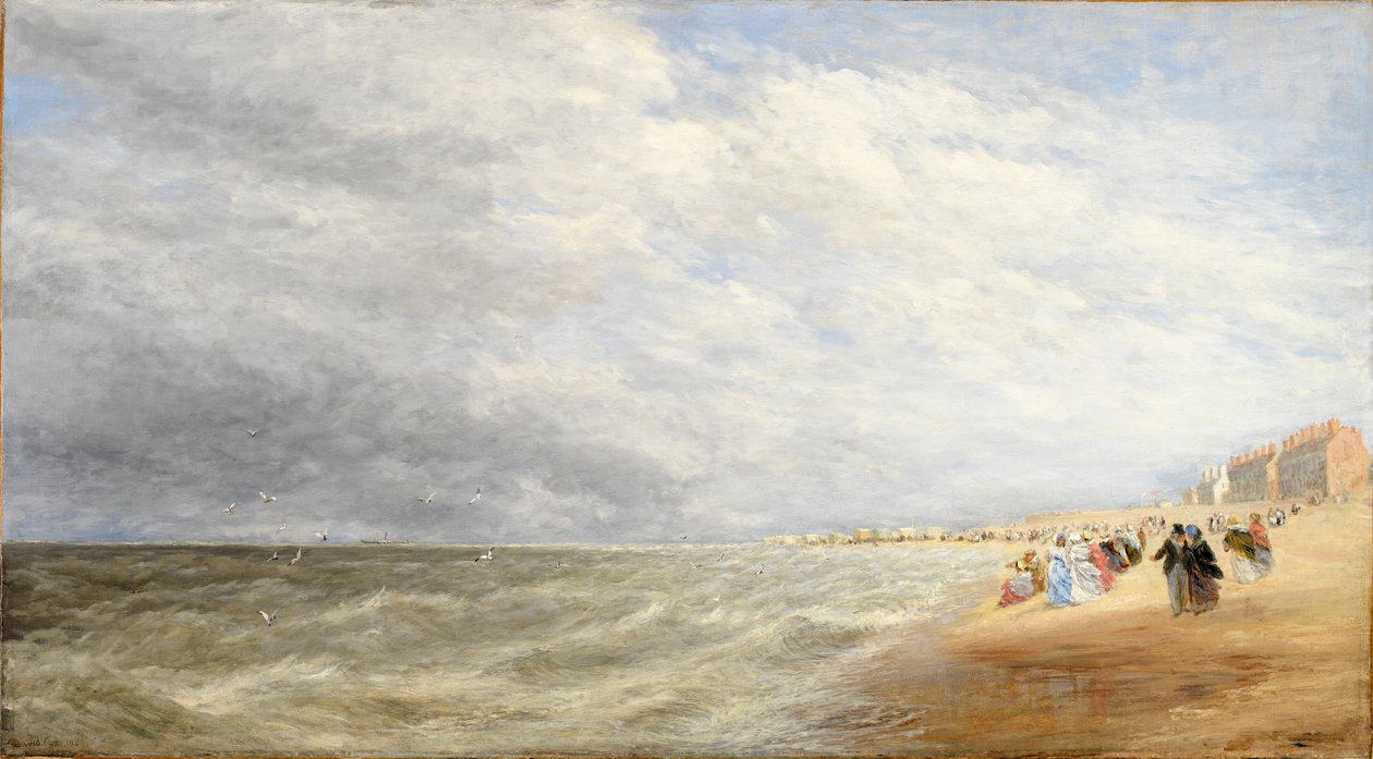 Spiagge di Rhyl, 1855 da David Cox