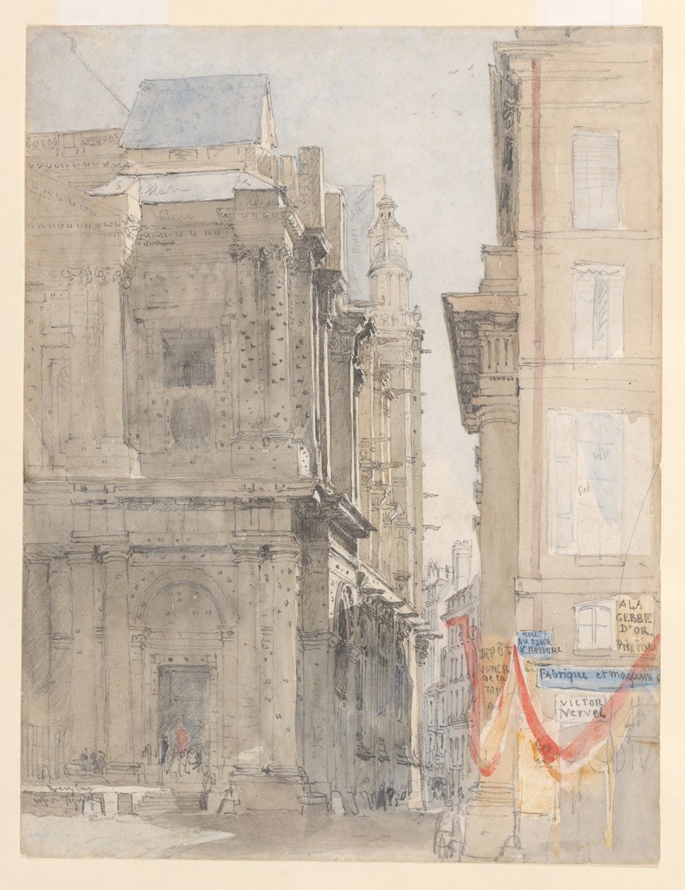 Saint-Eustache, Parigi da David Cox