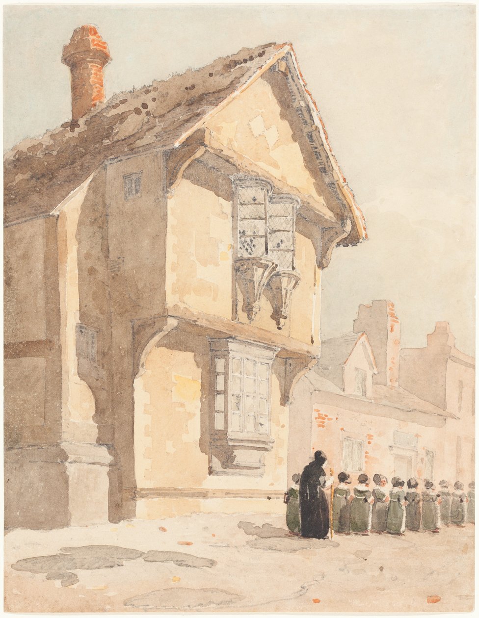 La passeggiata verso la scuola da David Cox