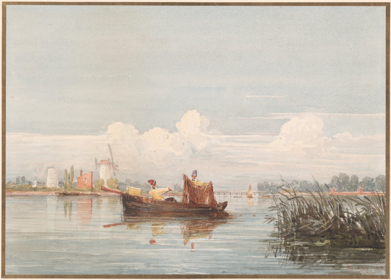 Il Tamigi a Battersea da David Cox