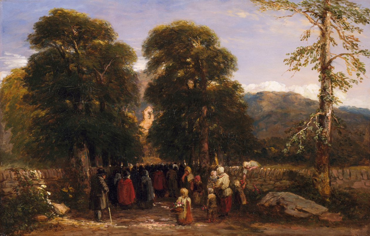 Il funerale gallese da David Cox