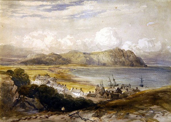 Veduta di un porto da David Cox