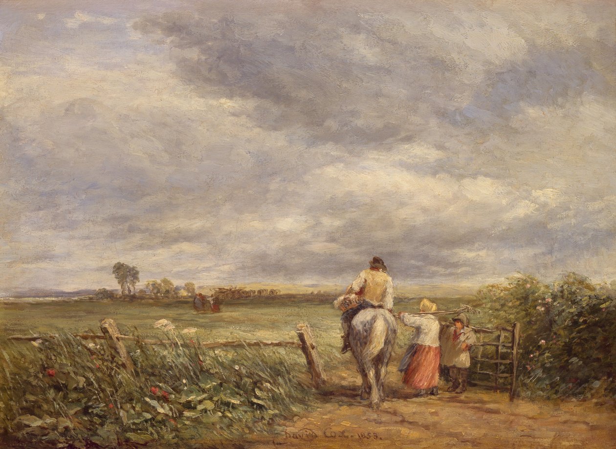 Andando al campo di fieno da David Cox the elder