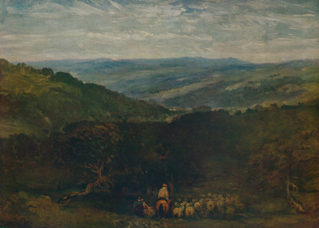 Nel parco, Bolton Bridge da David Cox the elder