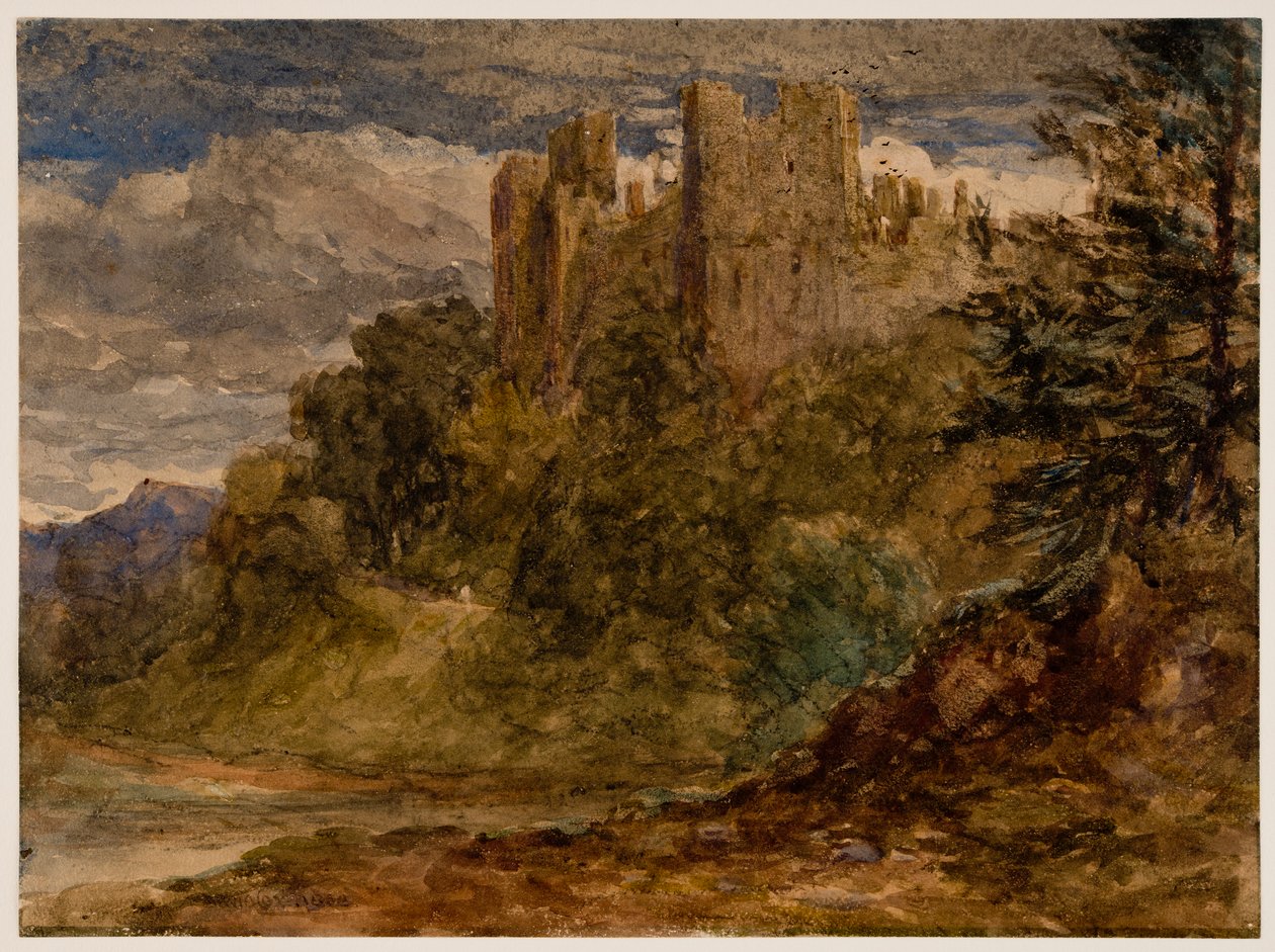 Castello di Ludlow da David Cox the elder