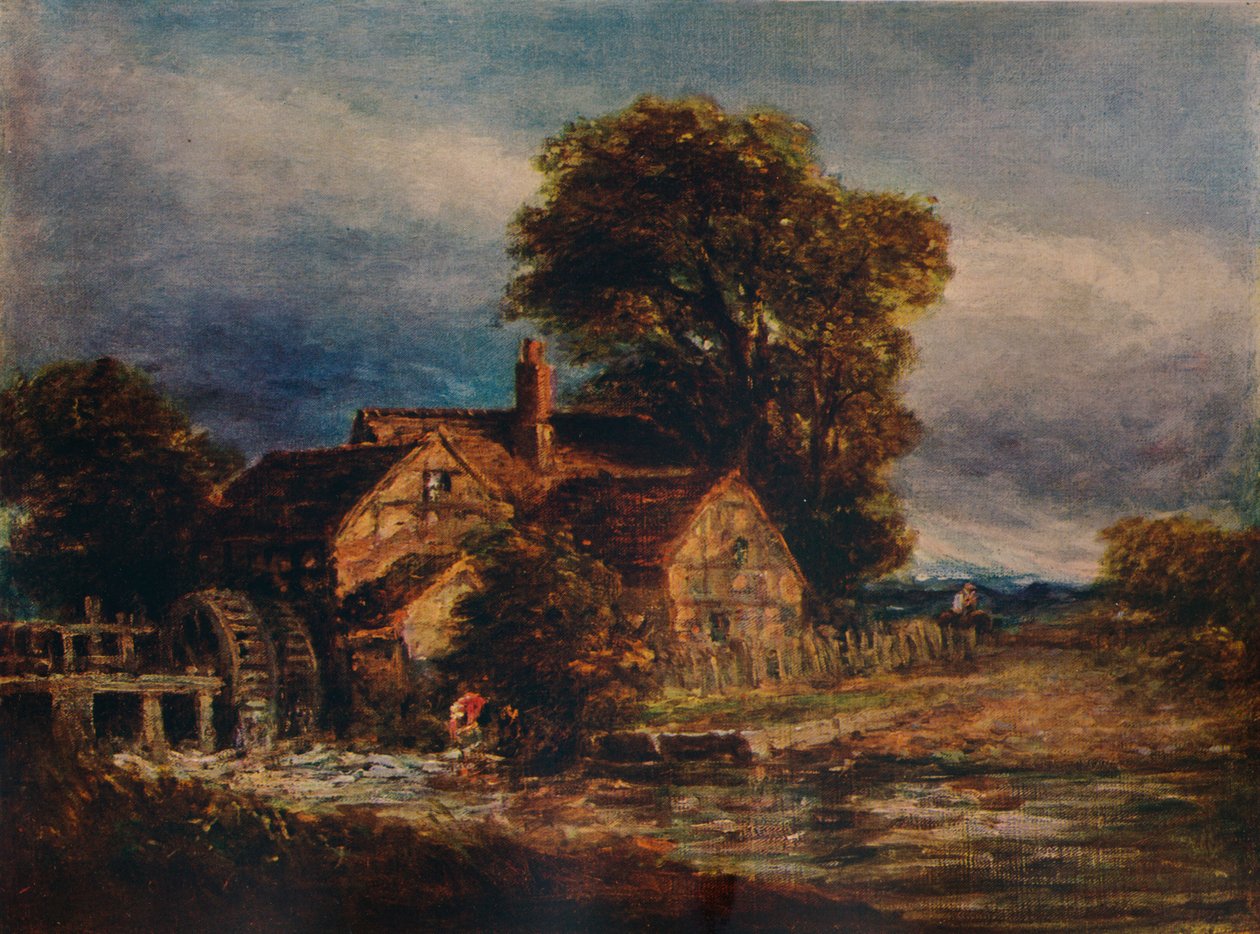 La ruota idraulica, c1839 da David Cox the elder