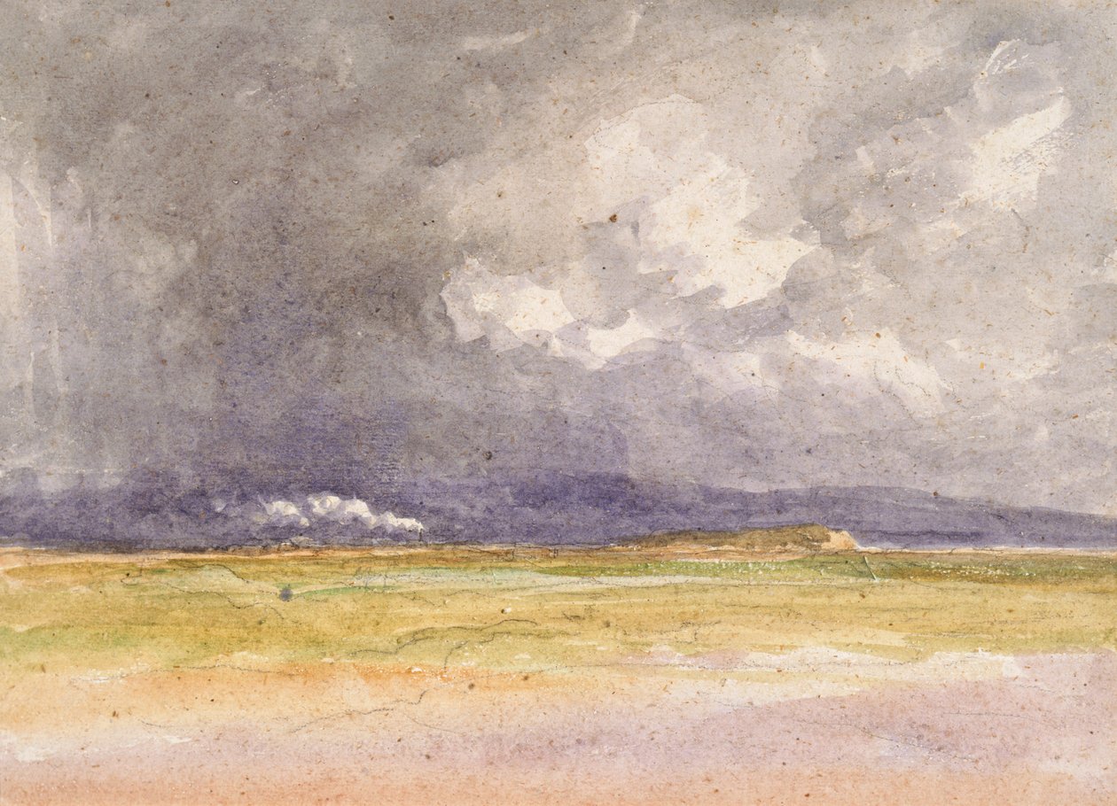 Il treno sulla costa da David Cox the elder