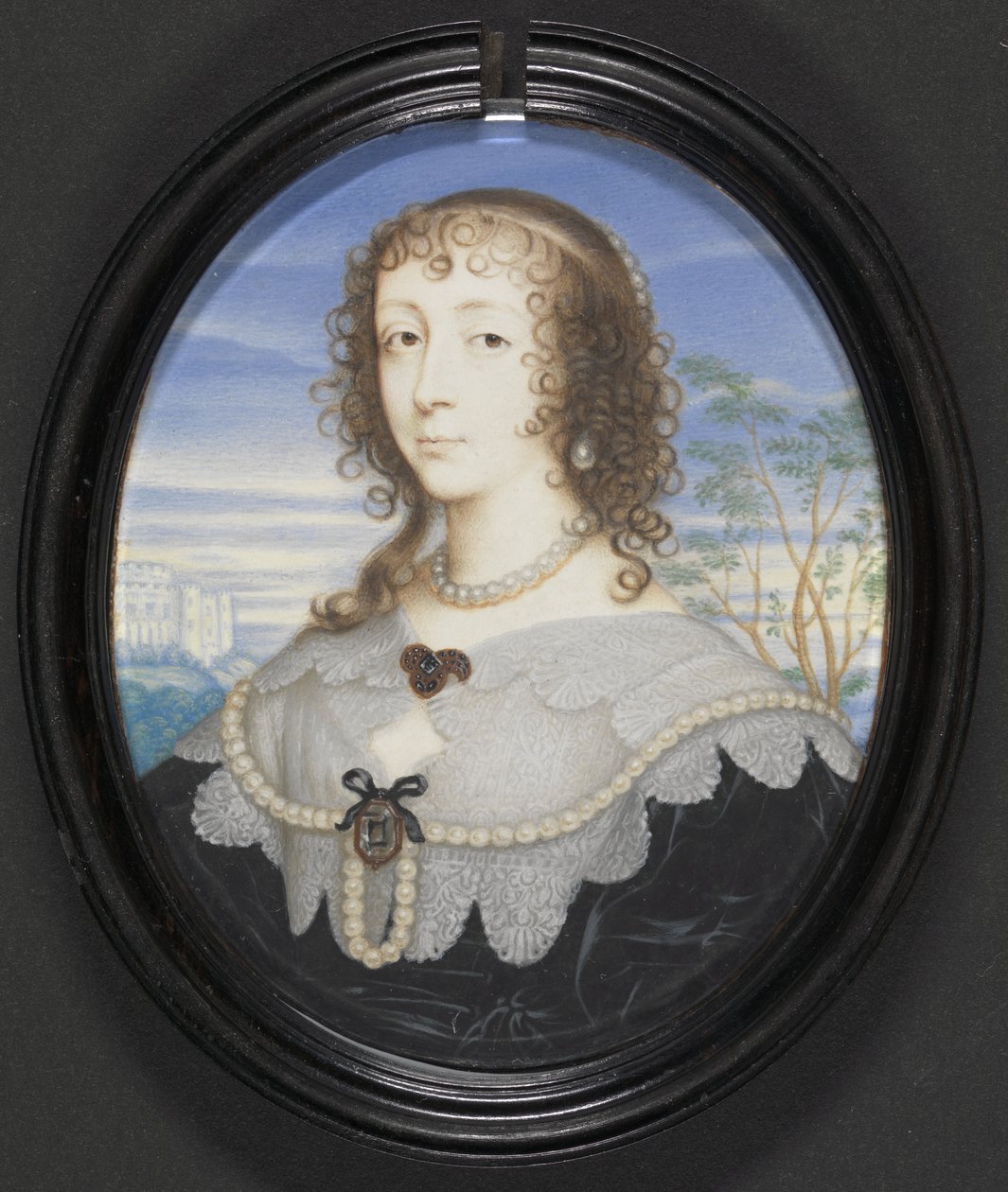 Regina Enrichetta Maria (1609-69) da David Des Granges