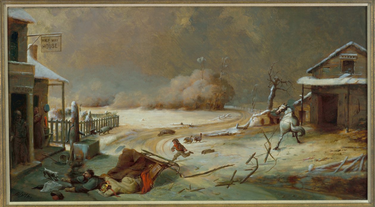Casa a metà strada, 1864 da David Gilmour Blythe