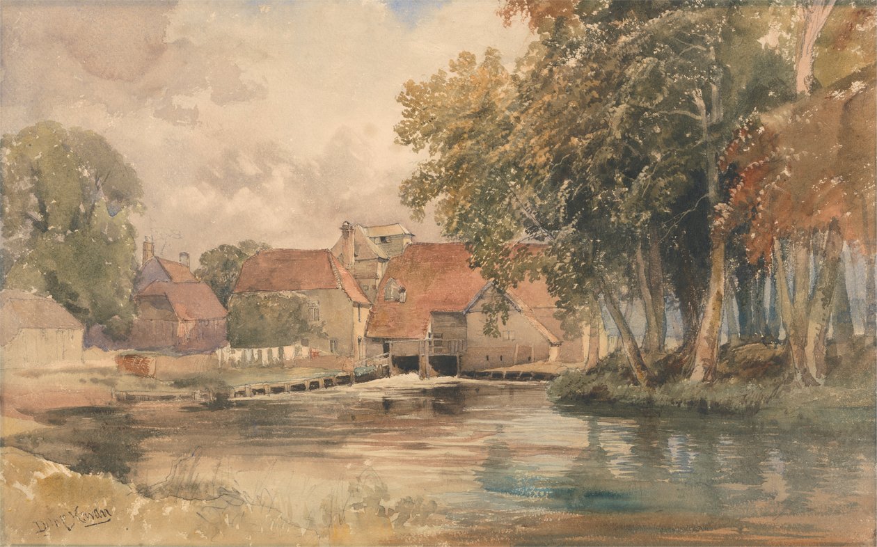 Cascina sul fiume da David Hall McKewan