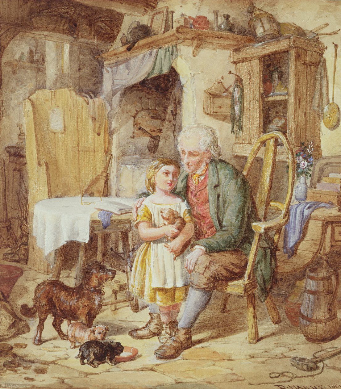 I nuovi cuccioli, 1861 da David Hardy