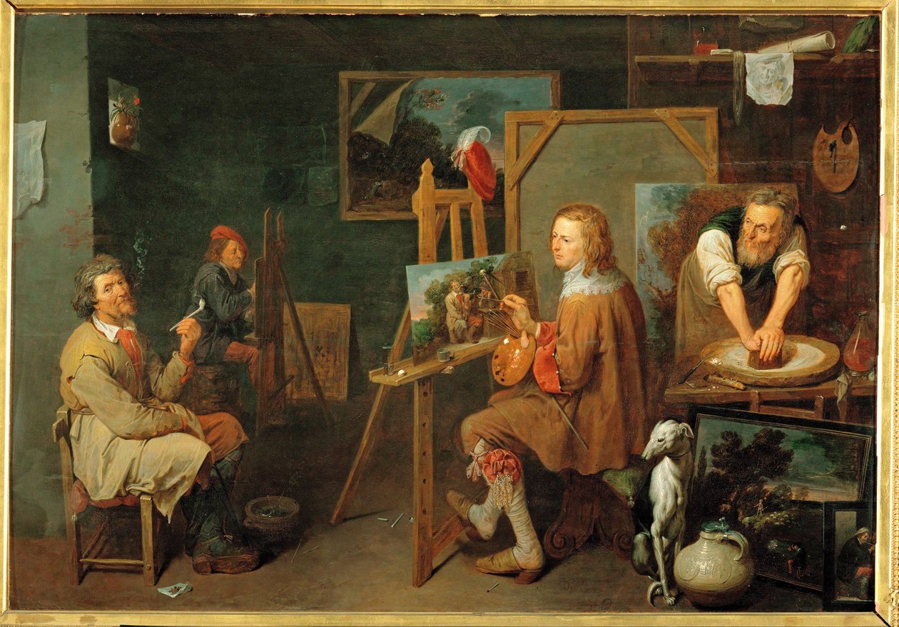 Studio del pittore da David III Ryckaert