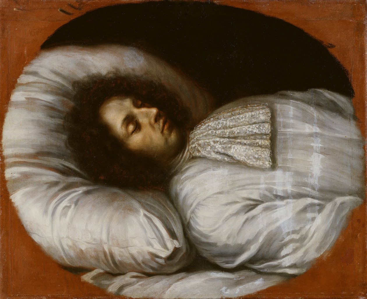 Carlo XI (1655–1697), re di Svezia, conte palatino di Zweibrücken, sul letto di morte, 1697 da David Klöcker Ehrenstrahl
