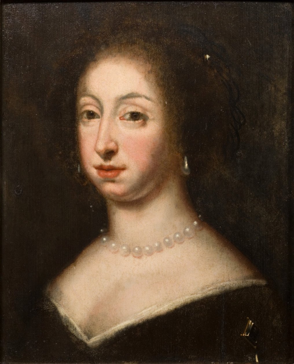 Hedvig Eleonora (1636-1715), principessa di Holstein-Gottorp, regina di Svezia, sposata con Carlo X Gustavo di Svezia da David Klöcker Ehrenstrahl