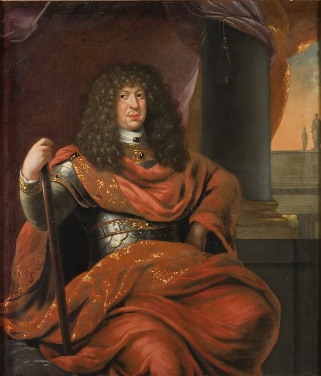 Kristian Albrekt (1641-1694), duca di Holstein-Gottorp, sposato con Fredrika Amalia di Danimarca da David Klöcker Ehrenstrahl