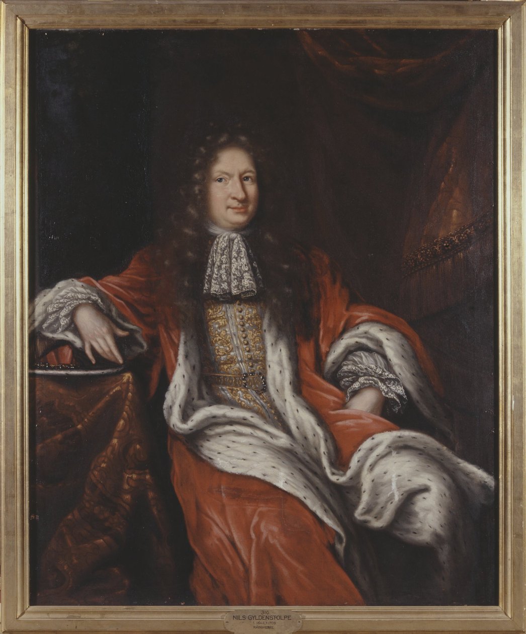 Nils Gyldestolpe, 1642-1709 da David Klöcker Ehrenstrahl