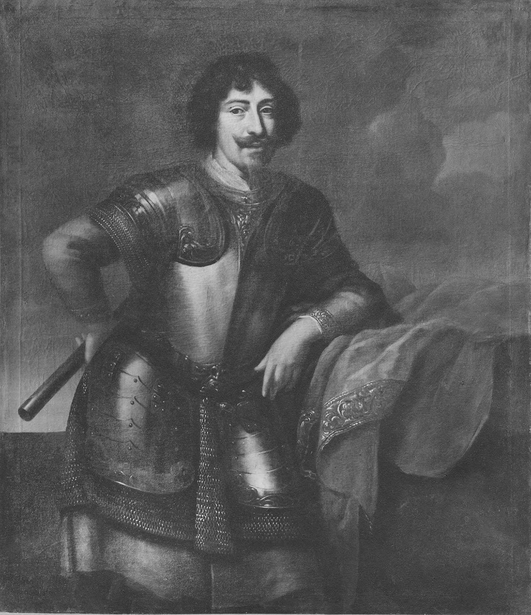 Uomo sconosciuto, forse Johan Adolf, duca di Holstein-Sonderburg-Plön da David Klöcker Ehrenstrahl
