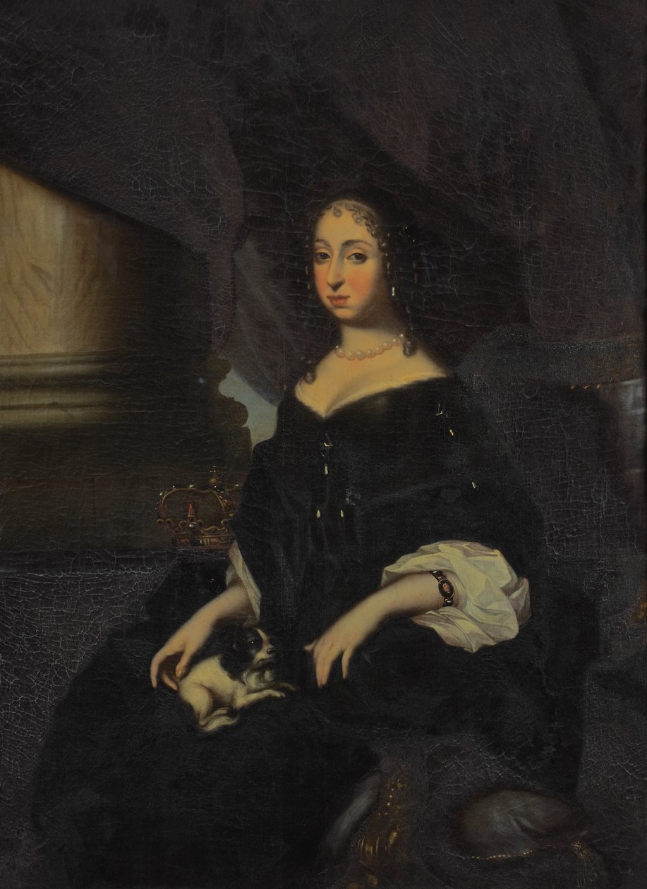 Ritratto di Hedvig Eleonora di Holstein-Gottorp (1636-1715) etichetta QS:Lsv,"Ritratto di Hedvig Eleonora"label QS:Len,"Ritratto di Hedvig Eleonora di Holstein-Gottorp (1636-1715)" da David Klöcker Ehrenstrahl