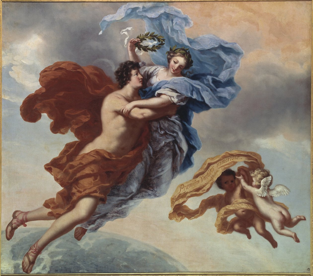 La ricompensa della virtù, 1680 da David Klöcker Ehrenstrahl