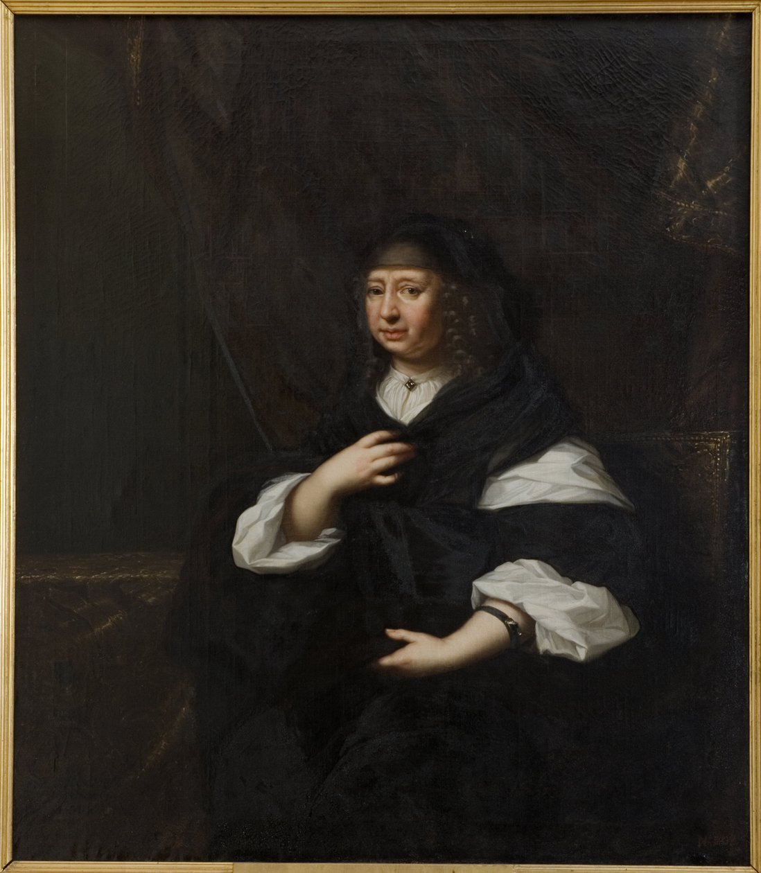 Ritratto di Maria Elisabetta di Sassonia, duchessa consorte di Holstein-Gottorp da David Klöcker Ehrenstrahl