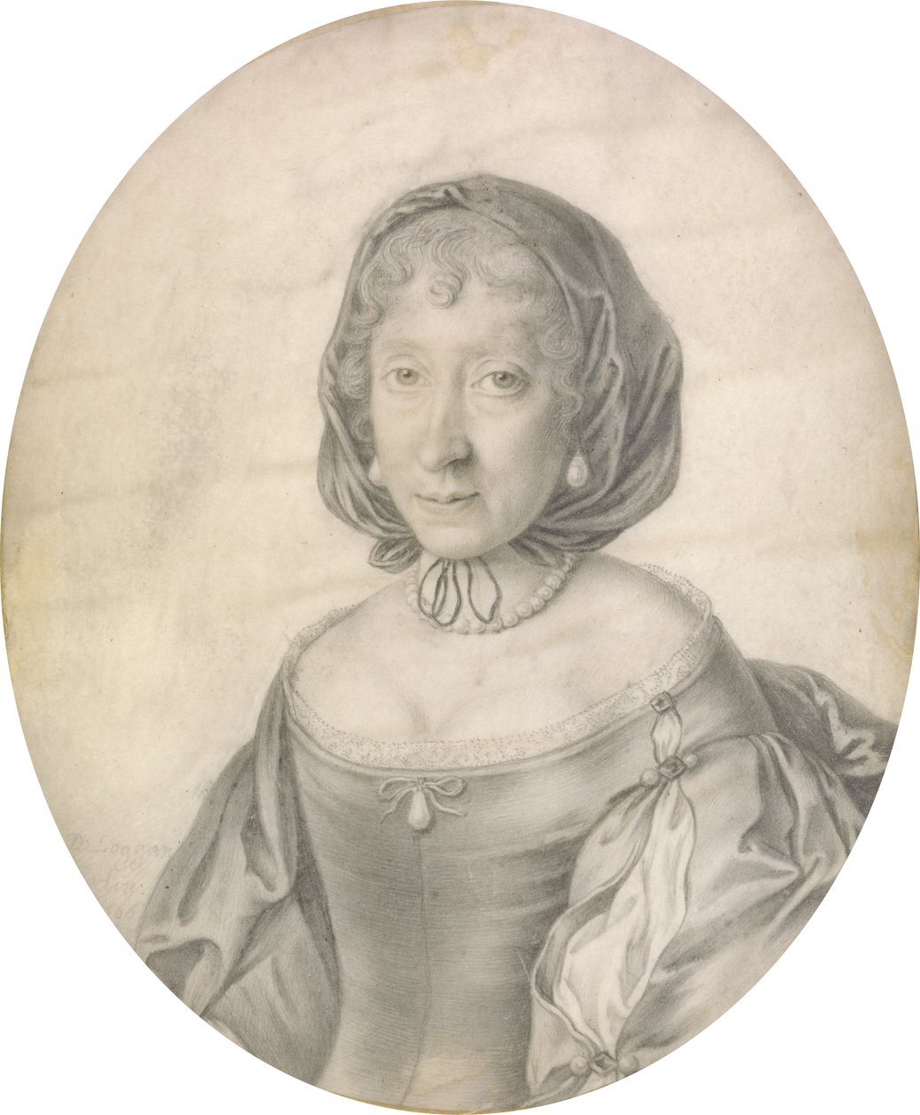 Ritratto di una signora, 1666 da David Loggan