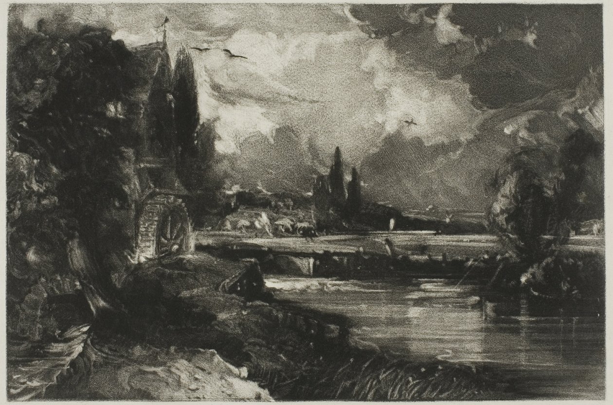 Un mulino, da Paesaggio inglese da David Lucas