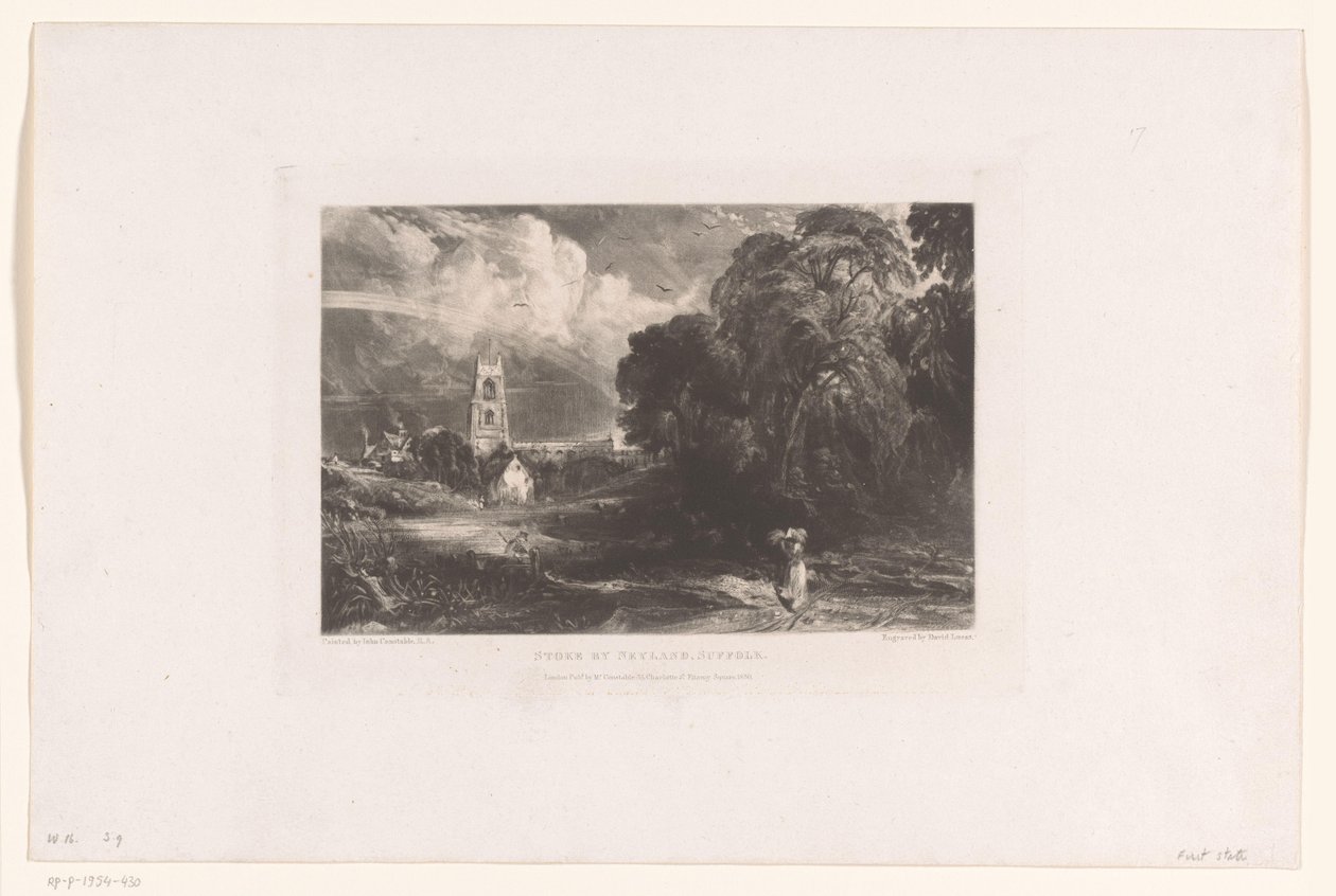 Veduta di Stoke-by-Nayland da David Lucas