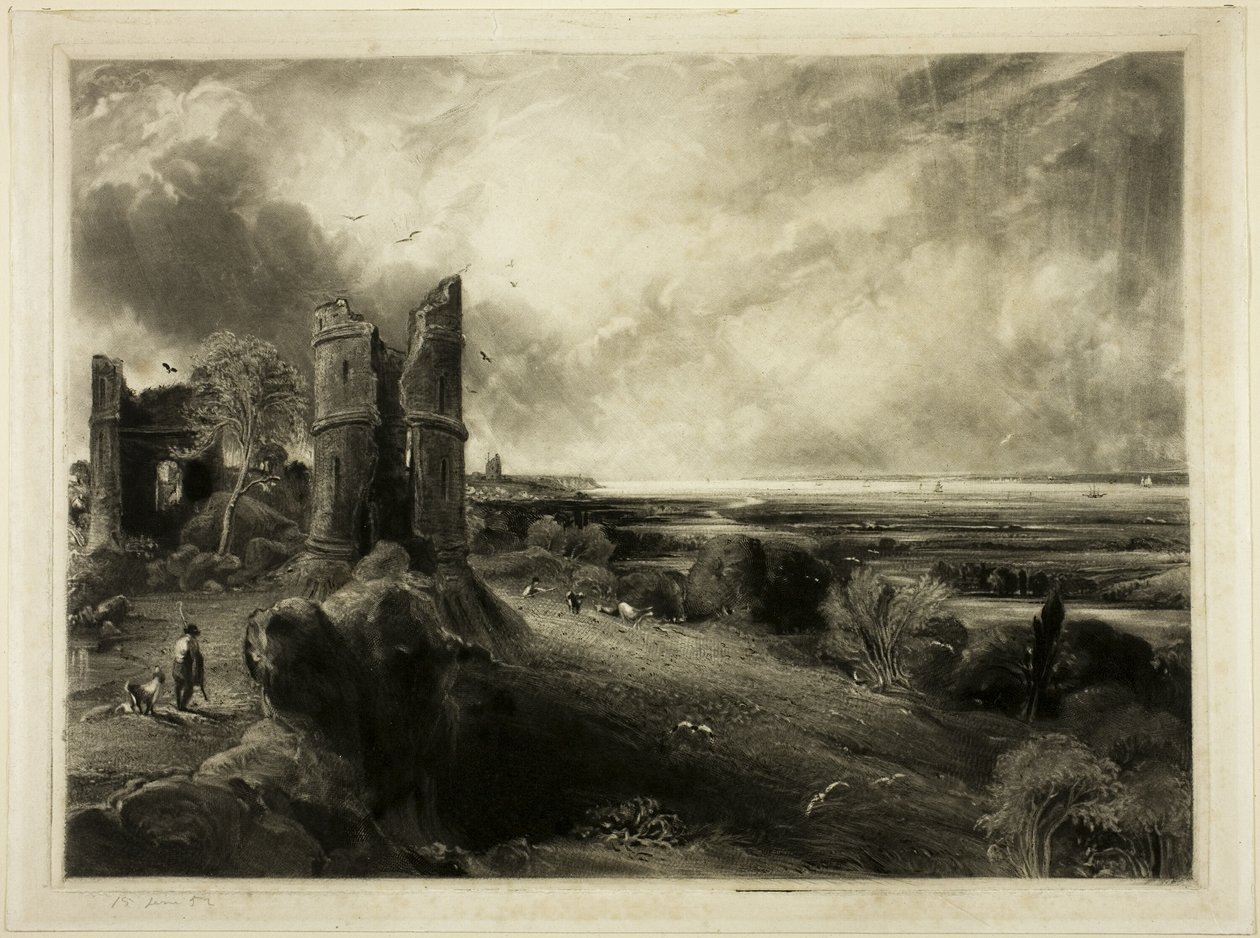 Castello di Hadleigh vicino al Nore da David Lucas