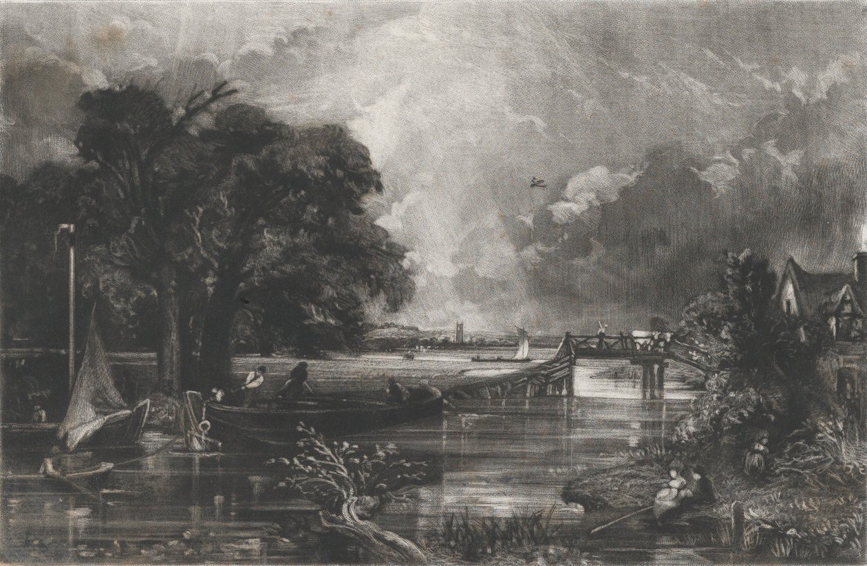 Fiume Stour, 1831 da David Lucas