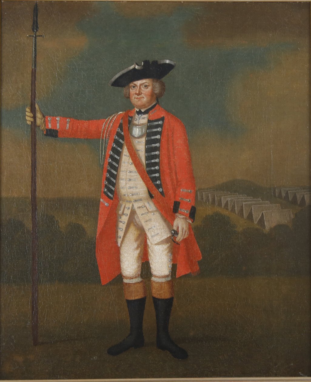 Ritratto di un ufficiale di fanteria britannico, c.1740-50 da David Morier