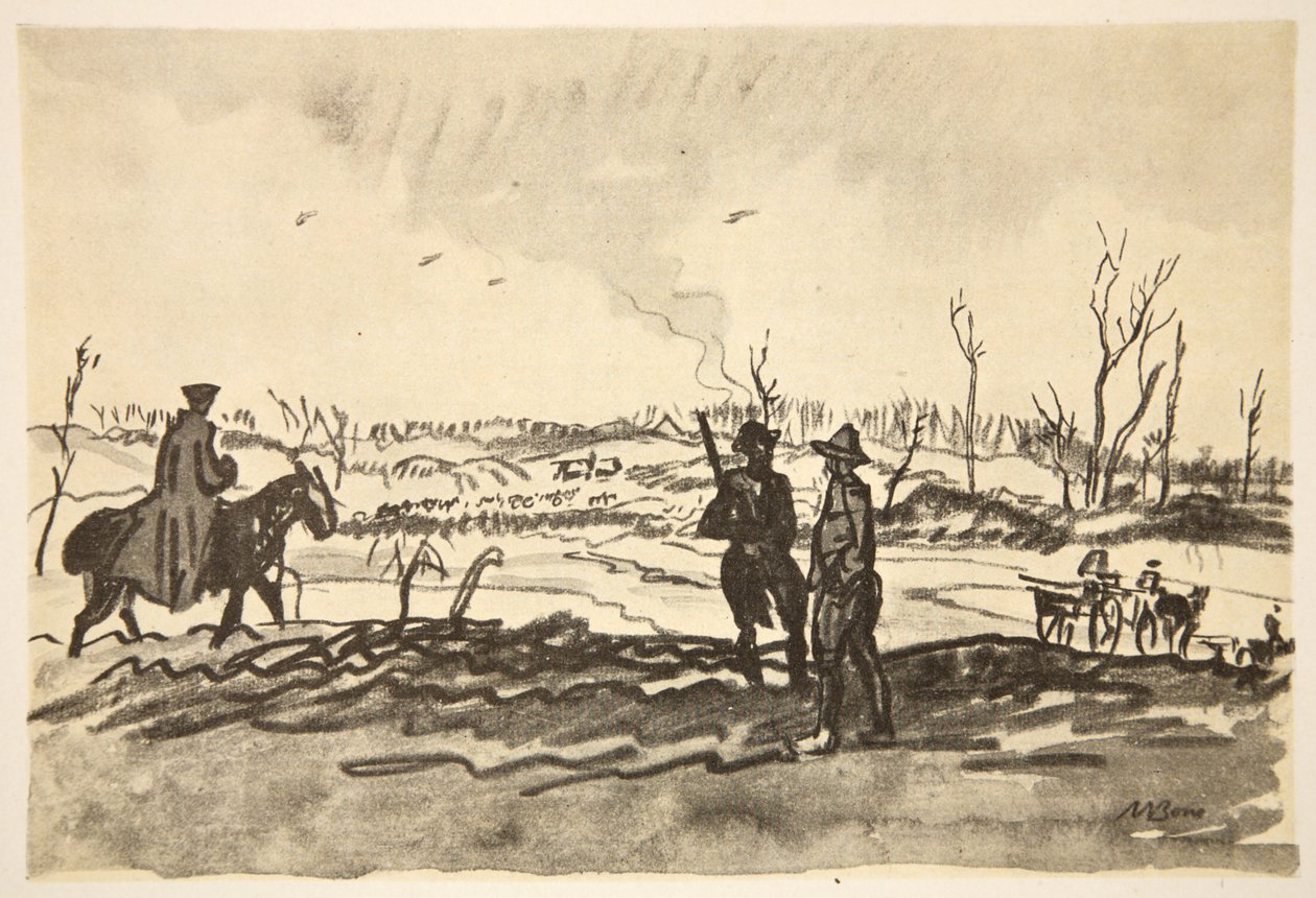 Sulla Somme: vicino a Mametz, illustrazione da 