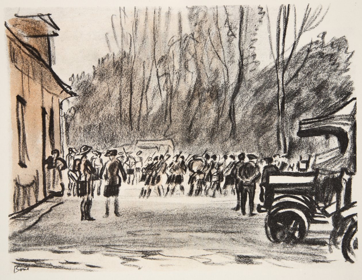 Pifferi scozzesi, illustrazione da 