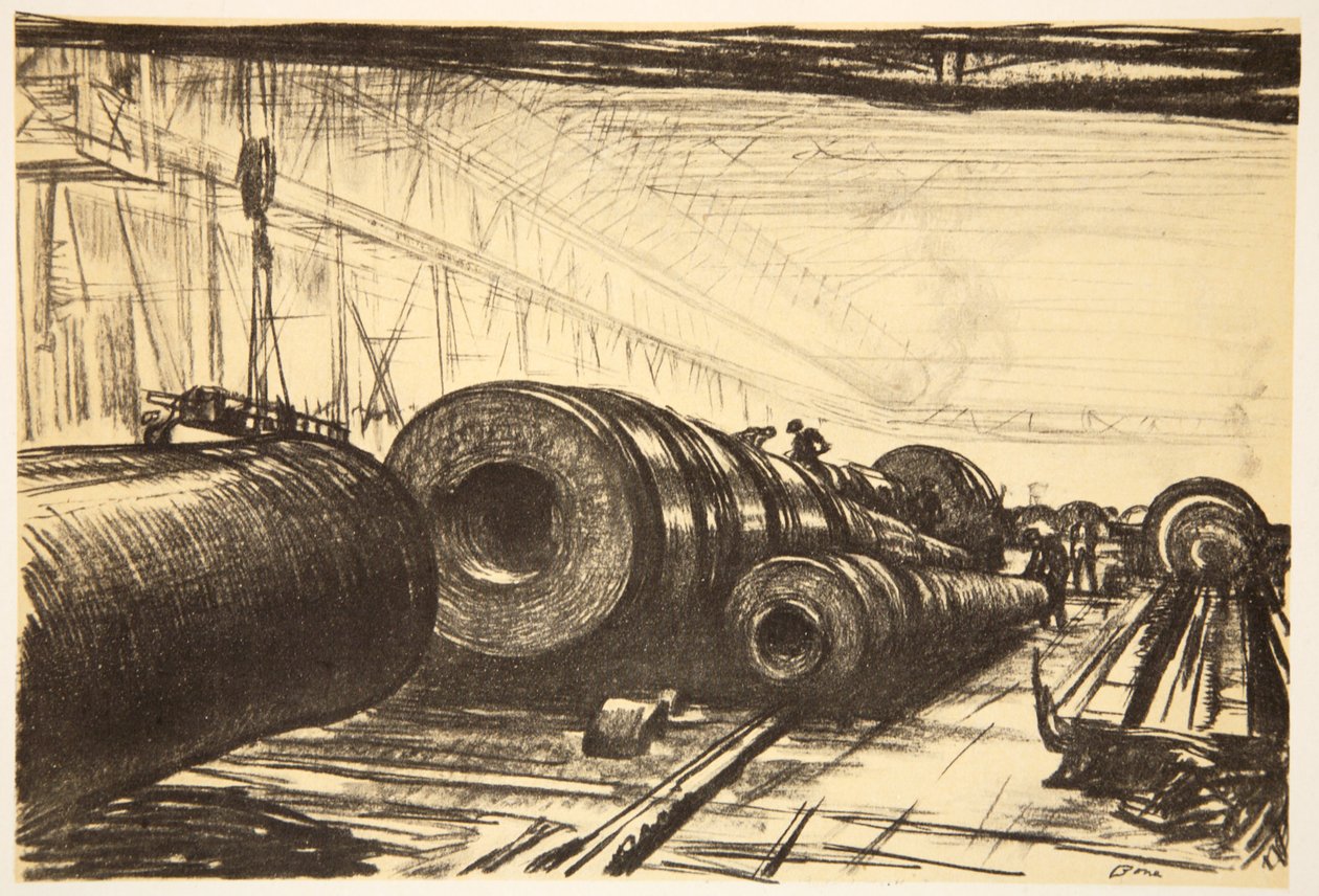 Alcuni grandi cannoni, illustrazione da 