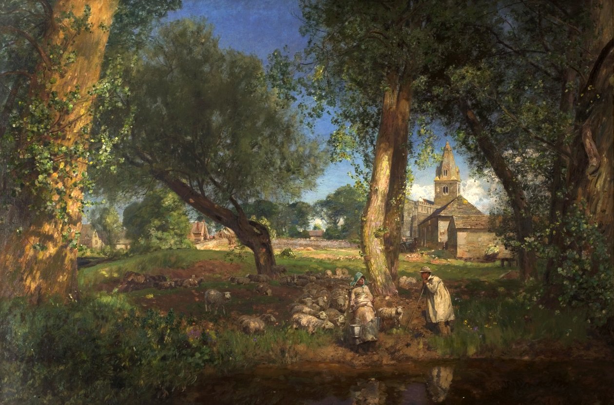 I Fienili della Decima, 1905 da David Murray
