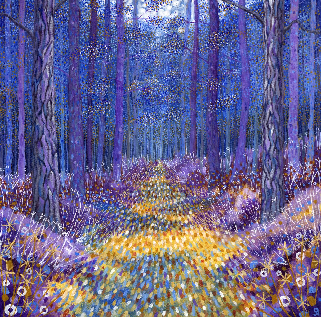Foresta blu 2, 2012 da David Newton