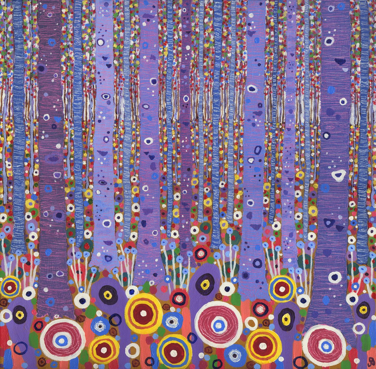 Foresta viola 1, 2012 da David Newton