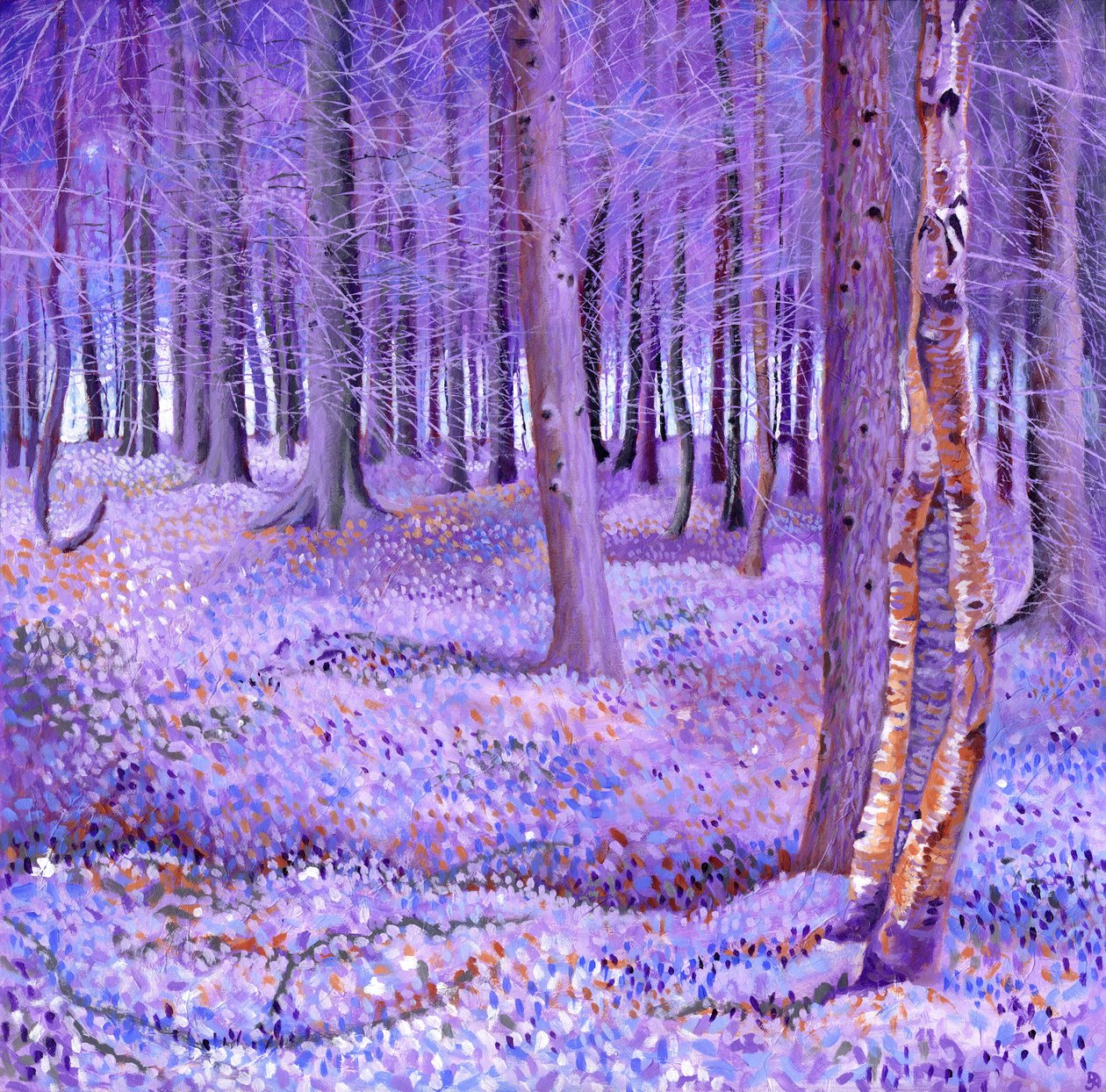 Foresta viola 2, 2012 da David Newton