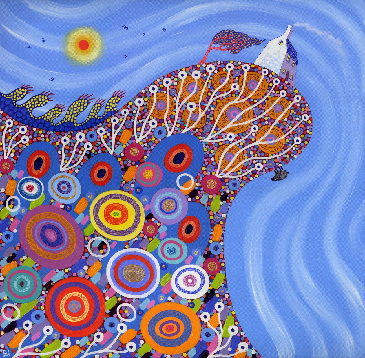 La pecora molto precaria, 2014 da David Newton