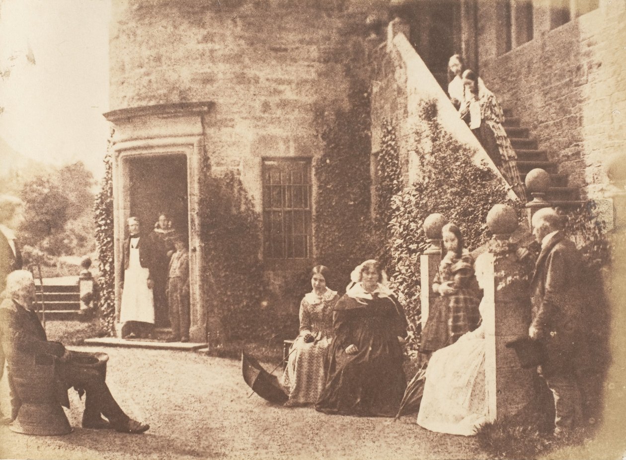 Bonaly Towers. Casa di Lord Cockburn, 1843-47 da Hill and Adamson
