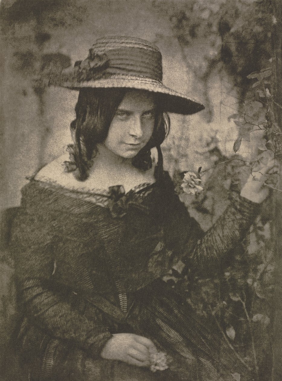 Camera Work: Ragazza con cappello di paglia, 1912 da David Octavius Hill, Robert Adamson