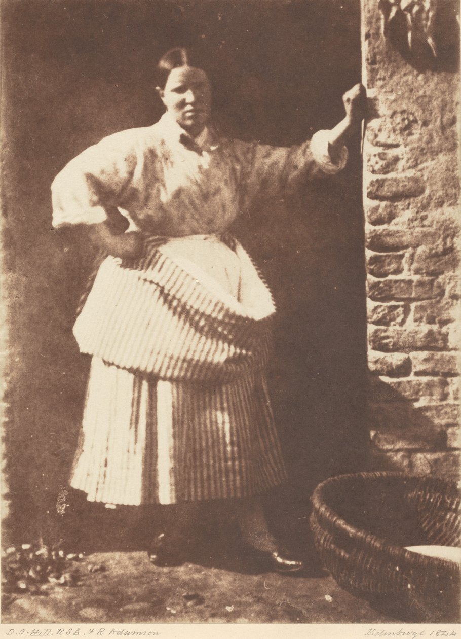 Una pescatrice di Newhaven, 1844 (foto) da David Octavius Hill