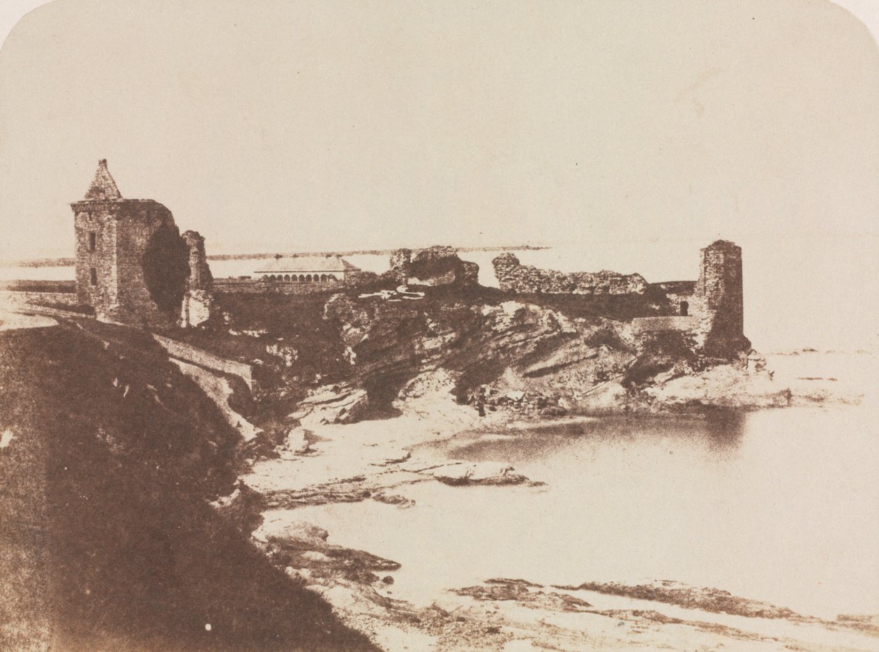 Castello di St. Andrews, dal sud-est, 1846 da David Octavius Hill