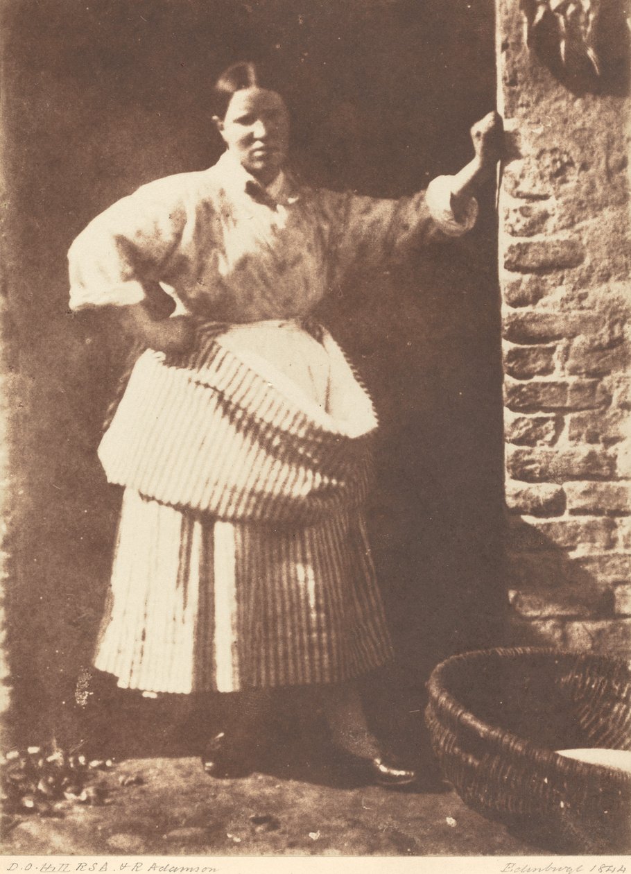 Una pescatrice di Newhaven da David Octavius Hill and Robert Adamson