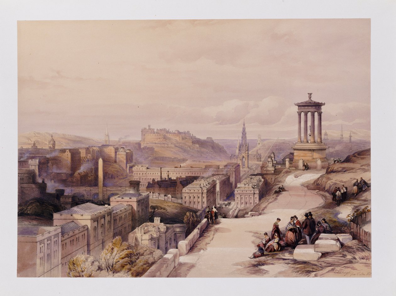 Veduta di Edimburgo, da 