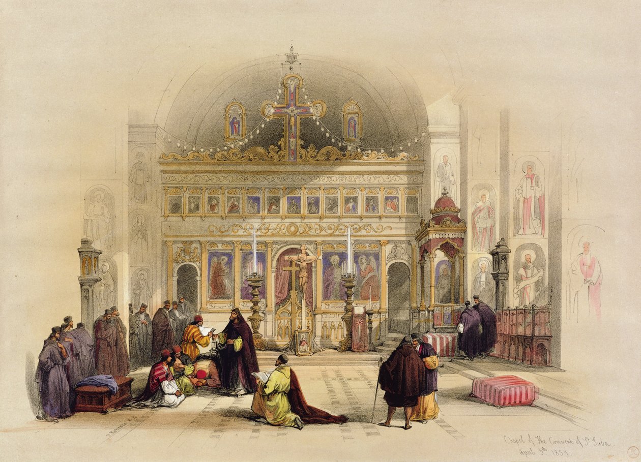 Cappella del Convento di San Saba, 5 aprile 1839, dal Volume II 
