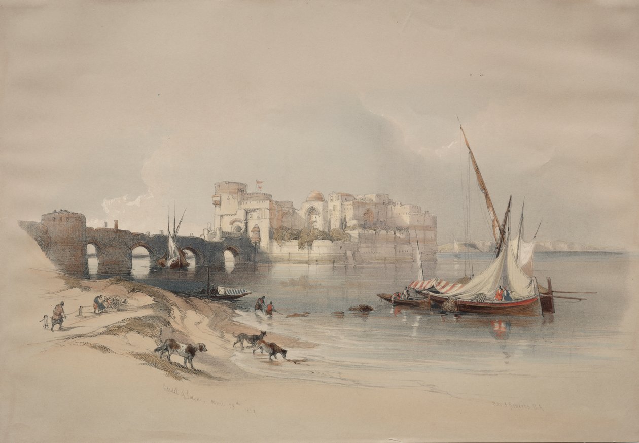 Cittadella di Sidone da David Roberts